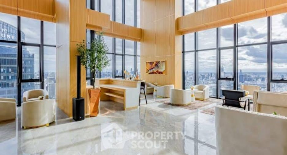 Condo en alquiler de 2 habitaciones en Huai Khwang, Bangkok