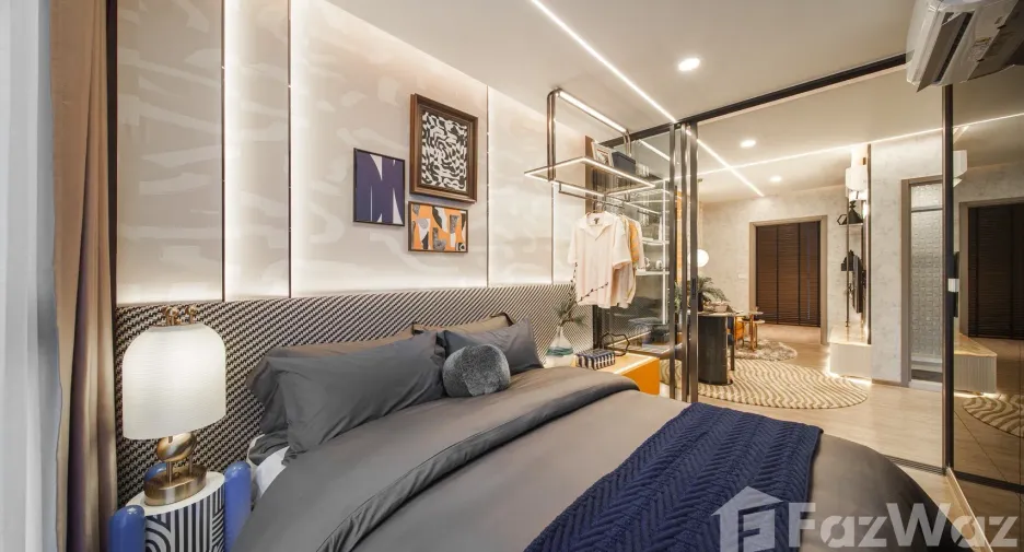 À vendre 1 chambre condo à Din Daeng, Bangkok