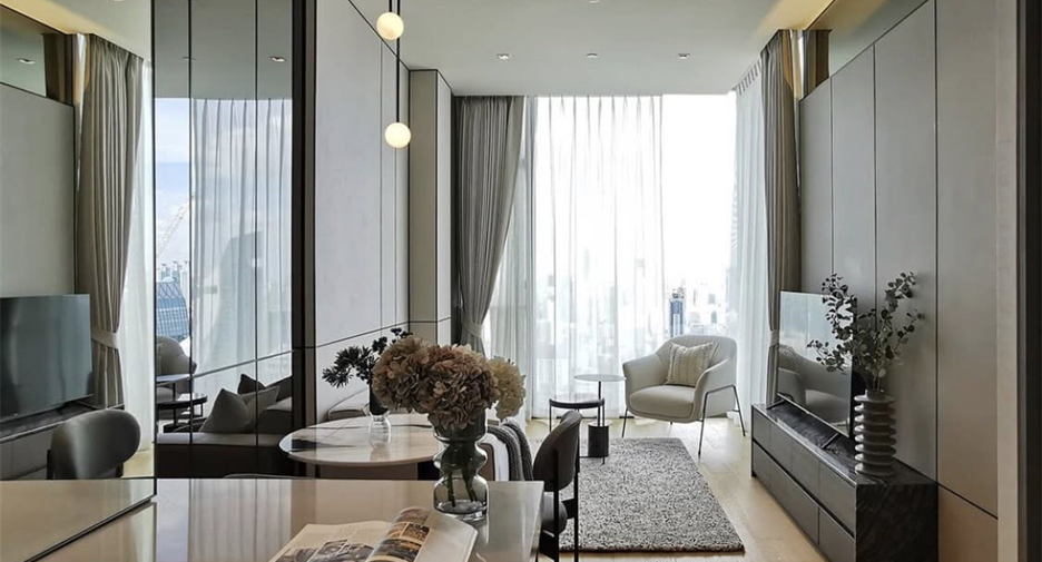 À vendre 1 chambre condo à Pathum Wan, Bangkok