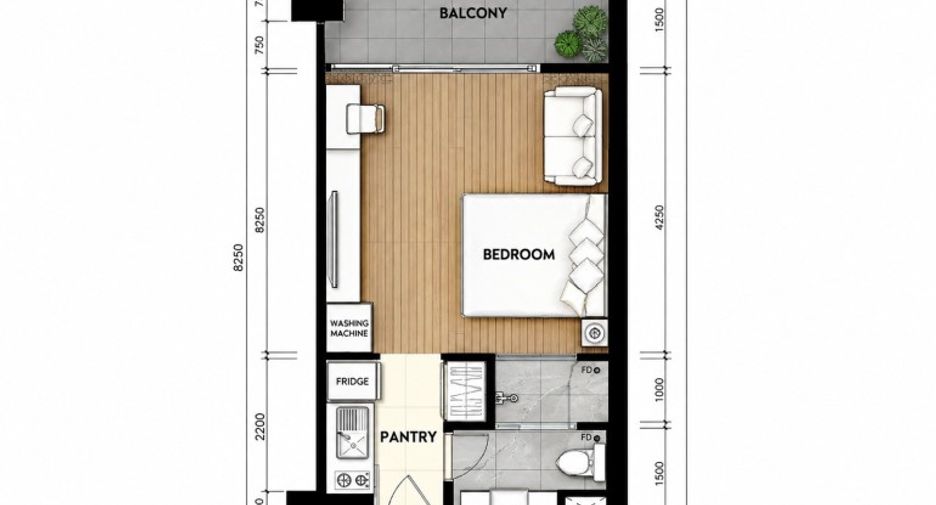 For sale studio condo in North Pattaya, Pattaya
