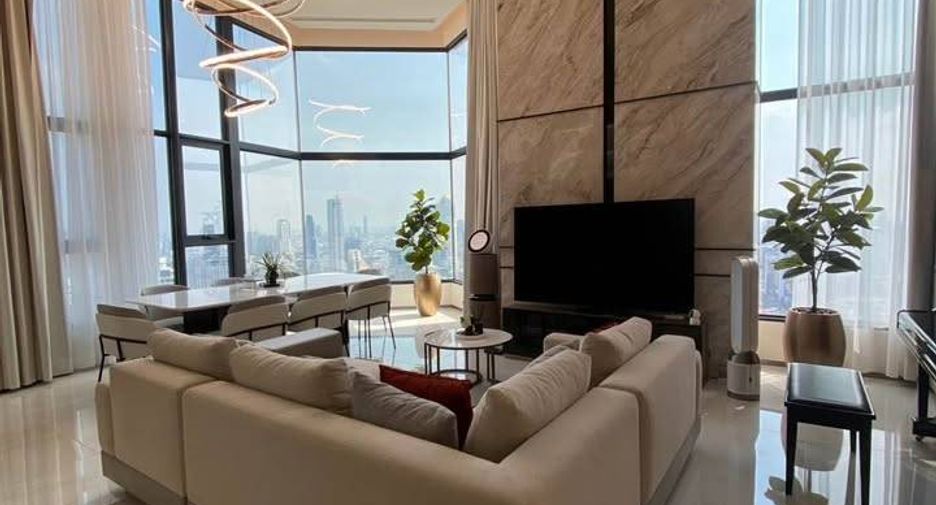 Condo en alquiler de 3 habitaciones en Bang Rak, Bangkok