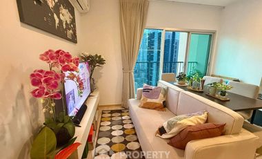 Condo en alquiler de 2 habitaciones en Huai Khwang, Bangkok