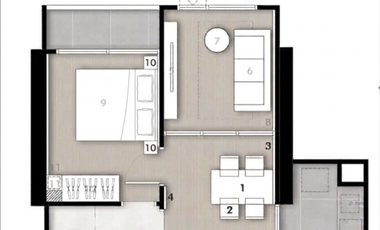 Condo en venta de 1 habitaciones en Huai Khwang, Bangkok