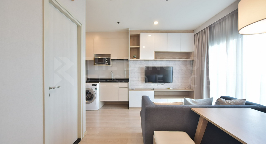 Condo en alquiler de 2 habitaciones en Huai Khwang, Bangkok