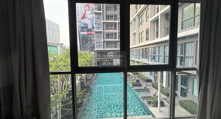 For rent 1 bed condo in Huai Khwang, Bangkok