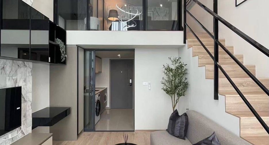 Condo en alquiler de 1 habitaciones en Huai Khwang, Bangkok