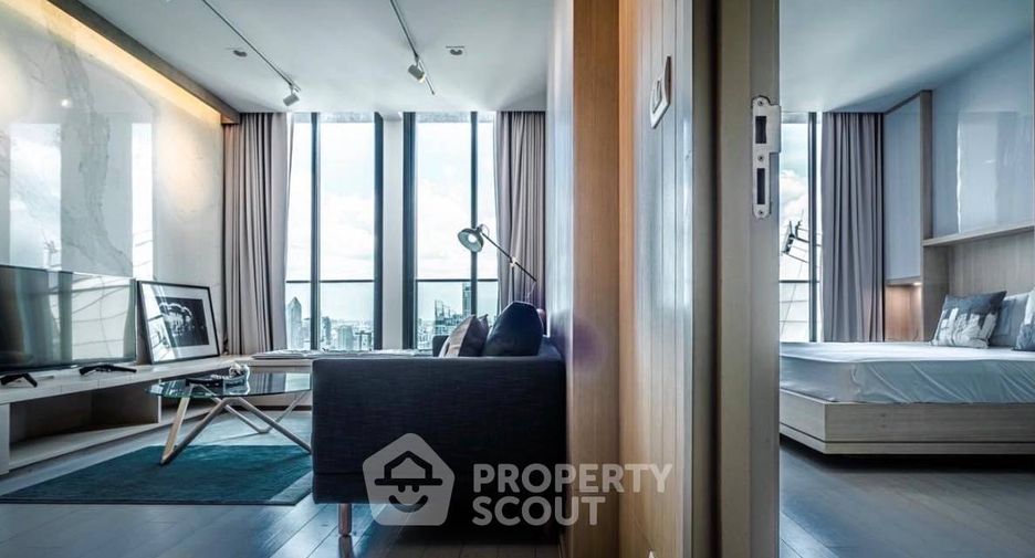 Wohnung zur Miete mit 1 Zimmer in Pathum Wan, Bangkok