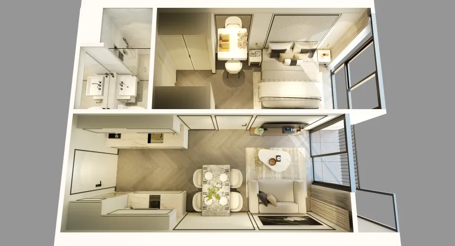 For sale 1 bed condo in Thalang, Phuket