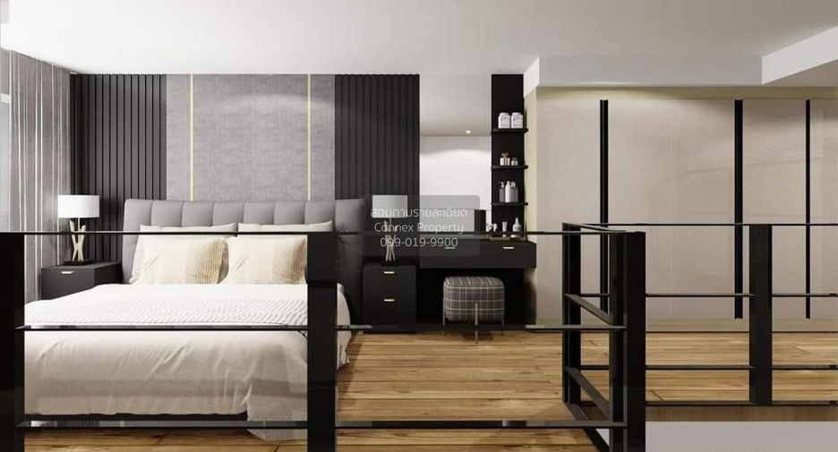 For rent 2 bedrooms condo in Huai Khwang, Bangkok