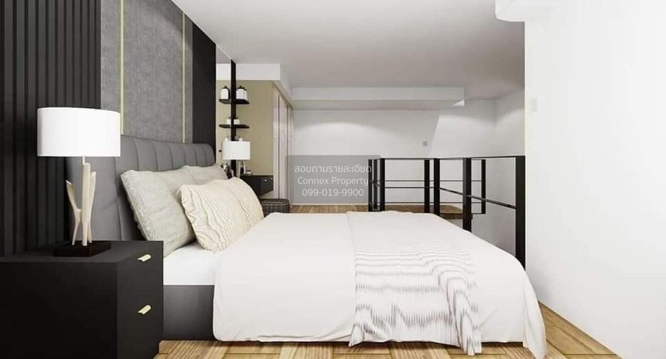 For rent 2 bedrooms condo in Huai Khwang, Bangkok