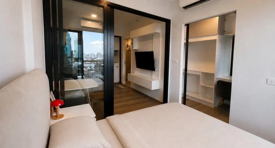 For sale and for rent studio condo in Bang Phlat, Bangkok