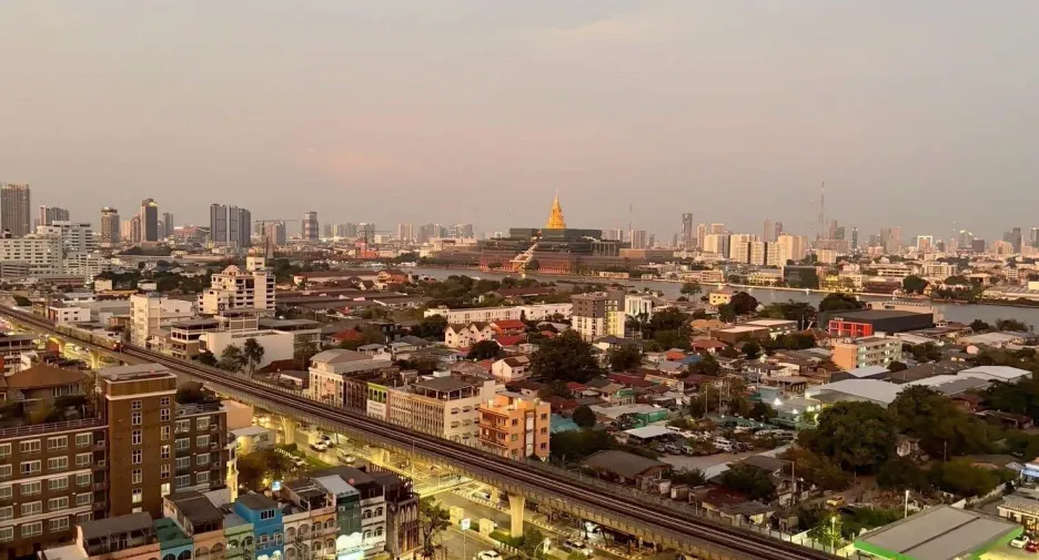 For sale and for rent studio condo in Bang Phlat, Bangkok