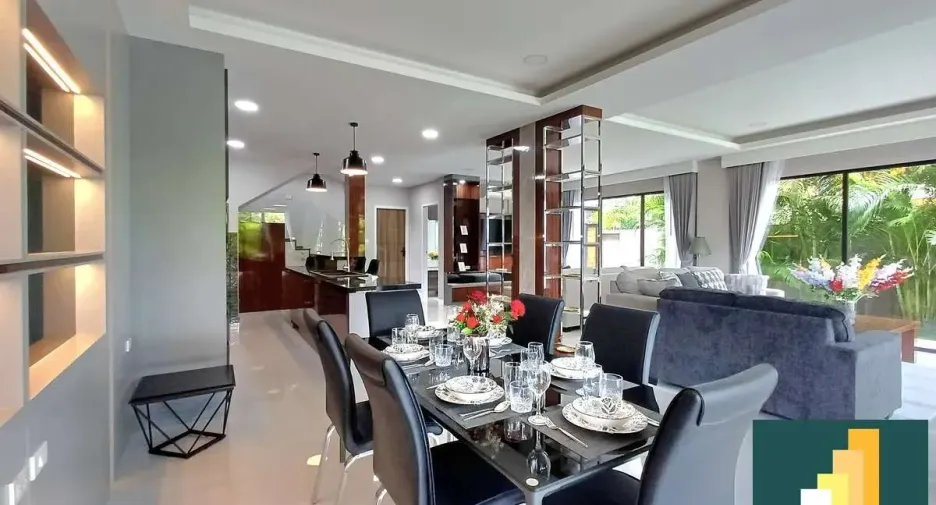 For rent and for sale 4 bedrooms house in Bang Lamung, Chonburi