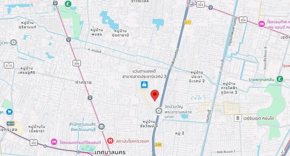 For sale 2 bedrooms house in Mueang Nonthaburi, Nonthaburi