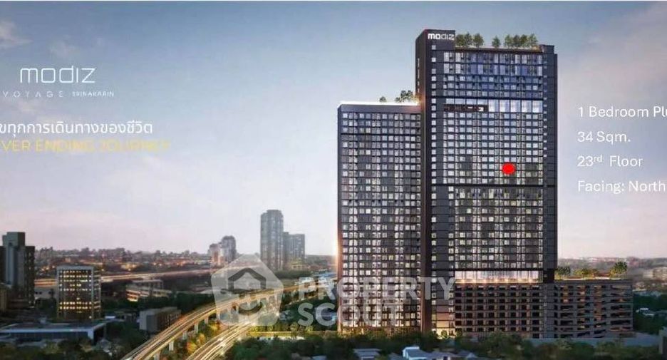 For sale 1 bed condo in Bang Kapi, Bangkok