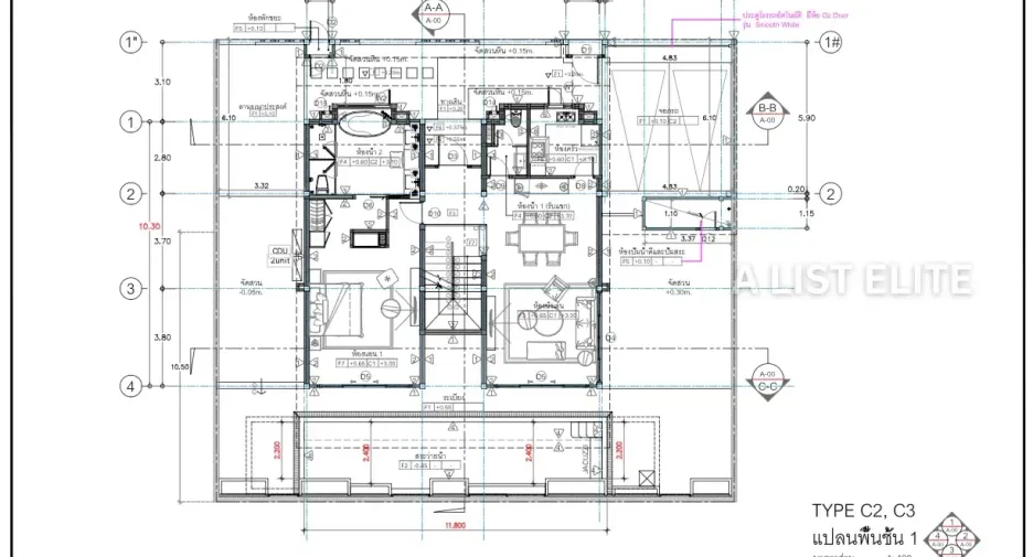 Condo en venta de 1 habitaciones en Khlong Toei, Bangkok