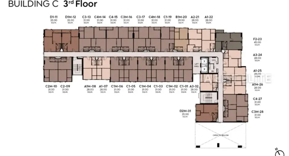 For sale 1 bed condo in Huai Khwang, Bangkok