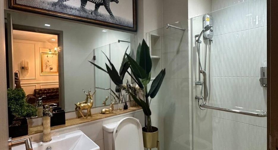 For rent 1 bed condo in Huai Khwang, Bangkok