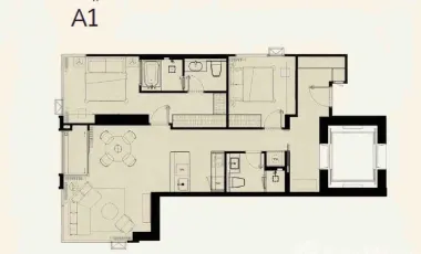 For sale 2 bedrooms condo in Khlong Toei, Bangkok