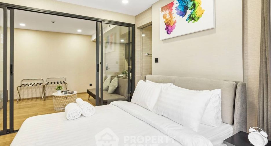 Wohnung zur Miete mit 1 Zimmer in Pathum Wan, Bangkok