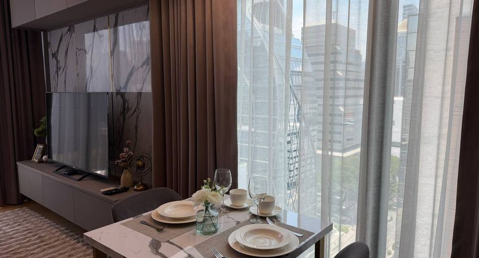 Wohnung zur Miete mit 1 Zimmer in Pathum Wan, Bangkok