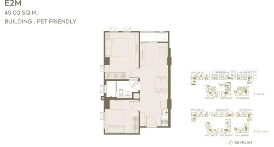 For sale 2 bedrooms condo in Bang Na, Bangkok