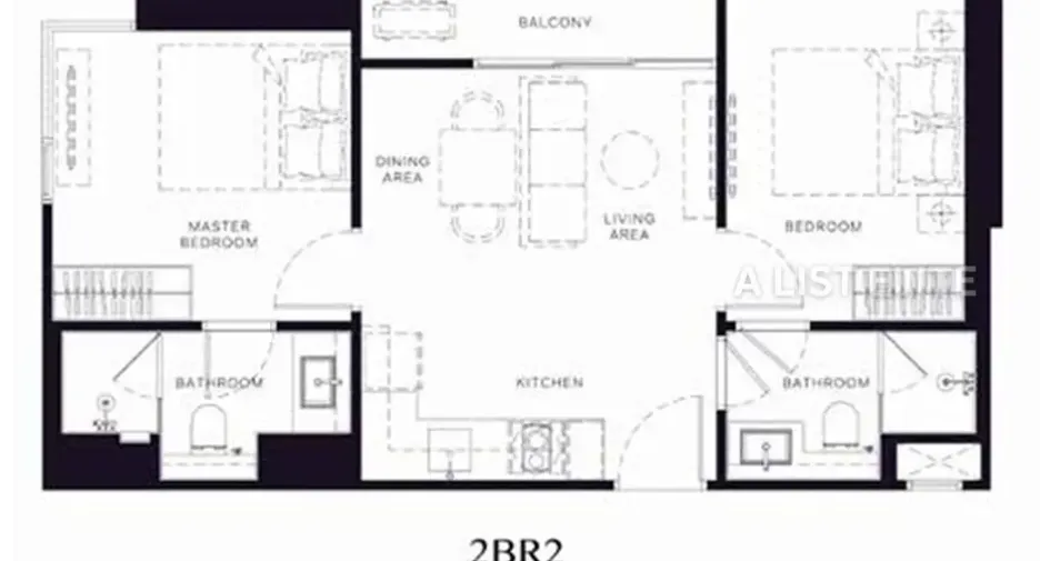 For sale 2 bedrooms condo in Khlong Toei, Bangkok