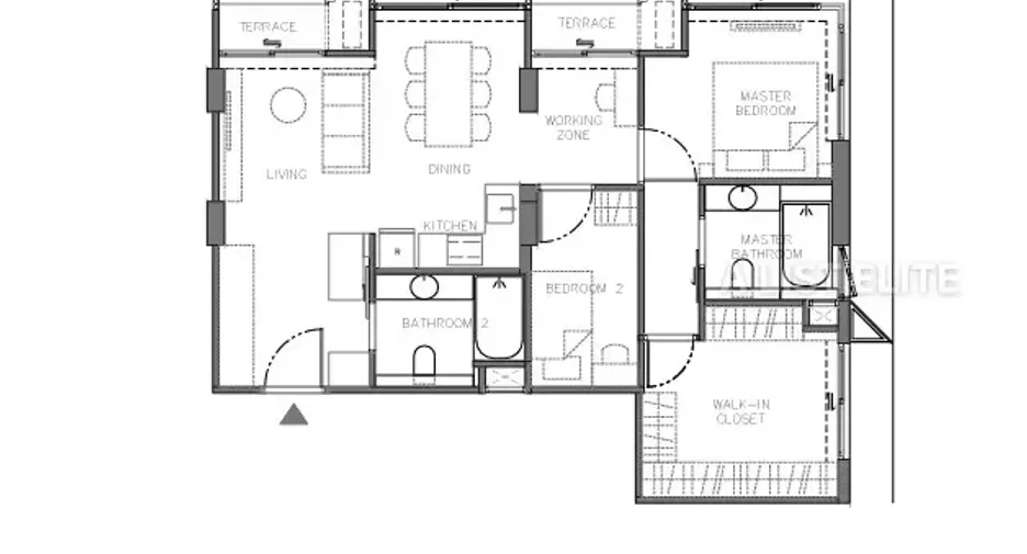 For sale 2 bedrooms condo in Watthana, Bangkok