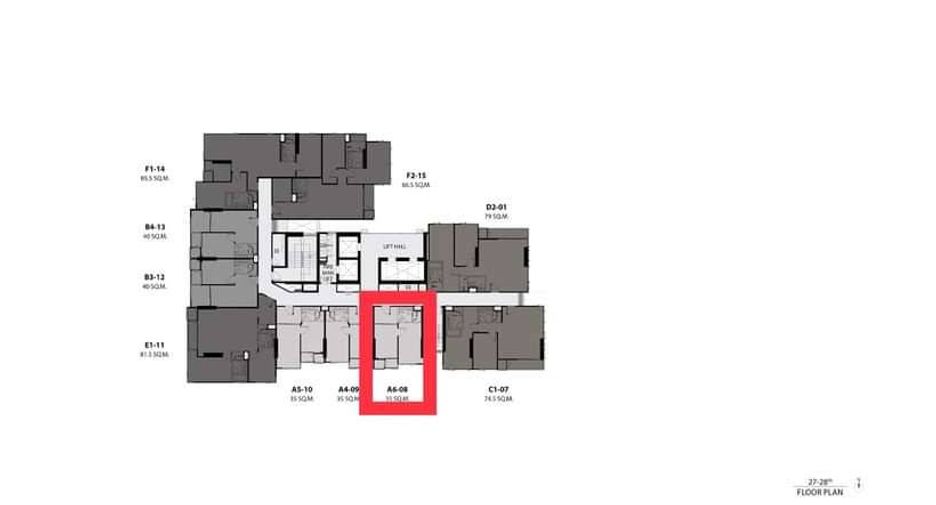 Condo en venta de 1 habitaciones en Watthana, Bangkok
