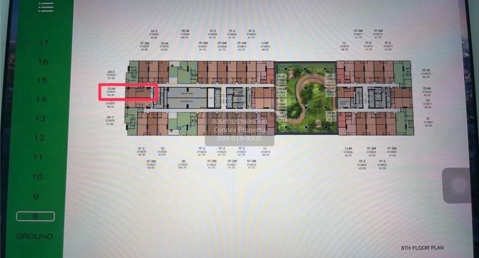 Condo en venta de 1 habitaciones en Ratchathewi, Bangkok