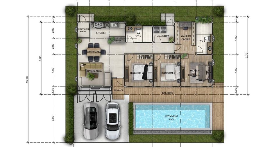 For sale 3 ベッドルーム house in Hua Hin, Prachuap Khiri Khan