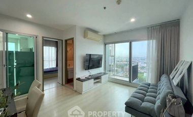 For rent 2 bedrooms condo in Huai Khwang, Bangkok