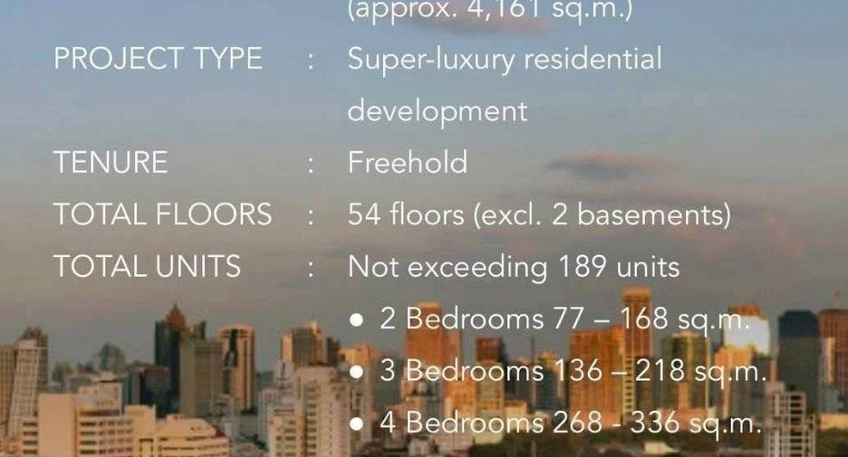 For sale 3 bedrooms condo in Pathum Wan, Bangkok