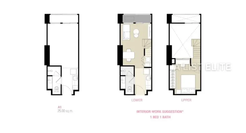Wohnung zum Kauf mit 1 Zimmer in Bang Rak, Bangkok