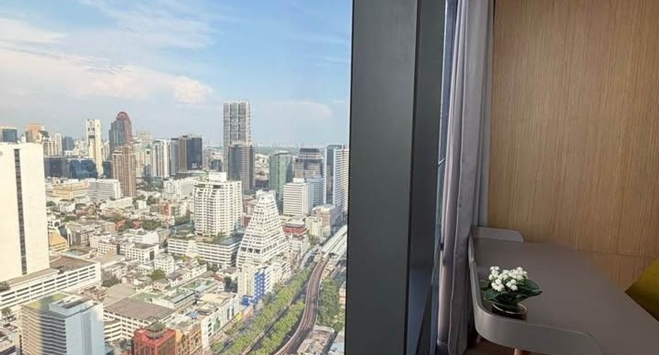 For rent studio condo in Bang Rak, Bangkok