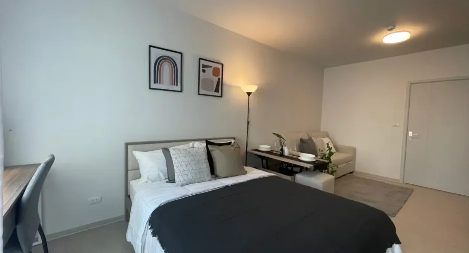 For rent studio condo in Mueang Samut Prakan, Samut Prakan