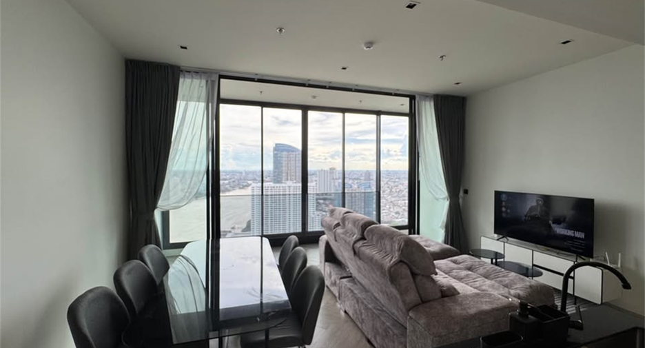 For rent 2 bedrooms condo in Khlong San, Bangkok