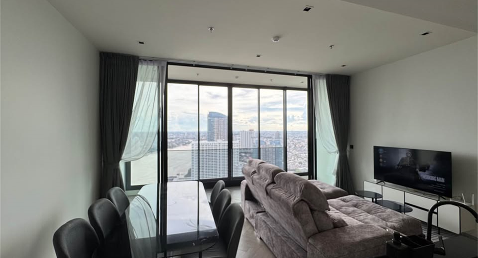 For rent 2 bedrooms condo in Khlong San, Bangkok
