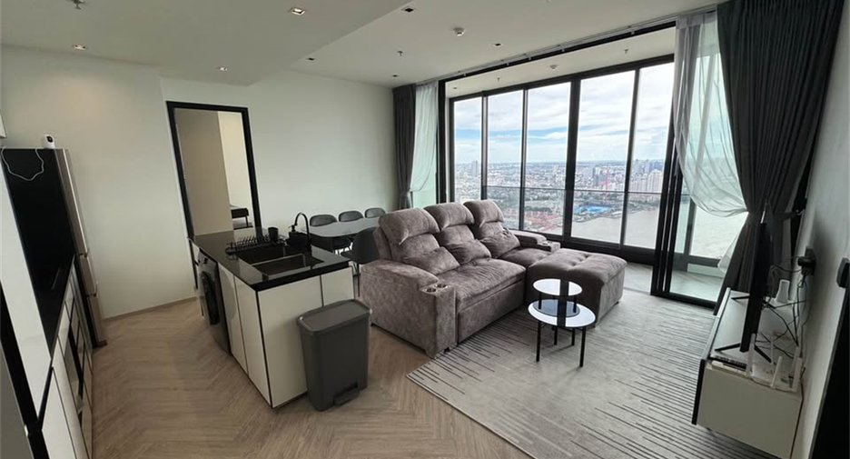 For rent 2 bedrooms condo in Khlong San, Bangkok