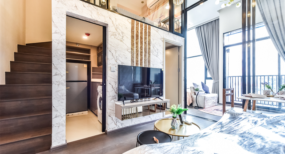 Condo en alquiler de 2 habitaciones en Ratchathewi, Bangkok