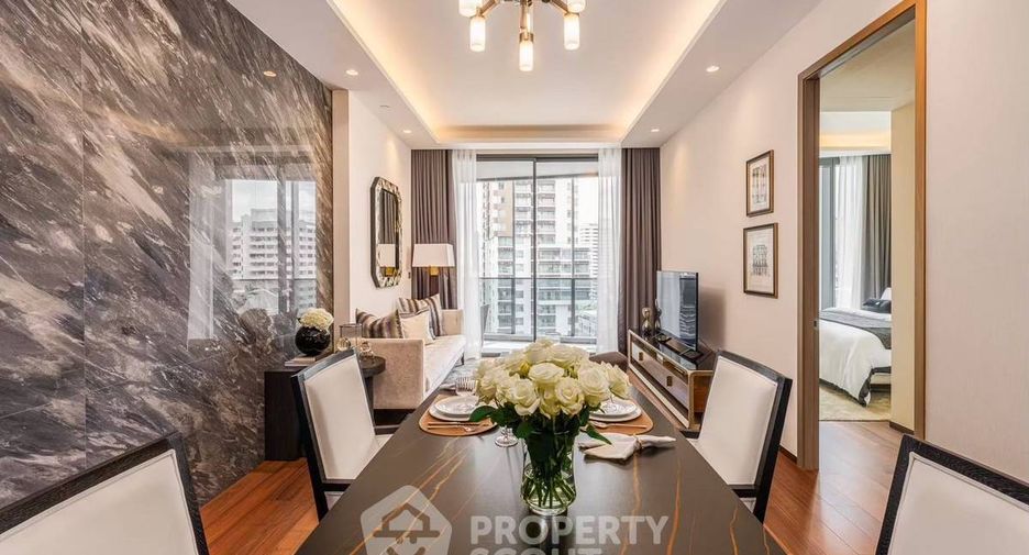 Condo en alquiler de 2 habitaciones en Khlong Toei, Bangkok