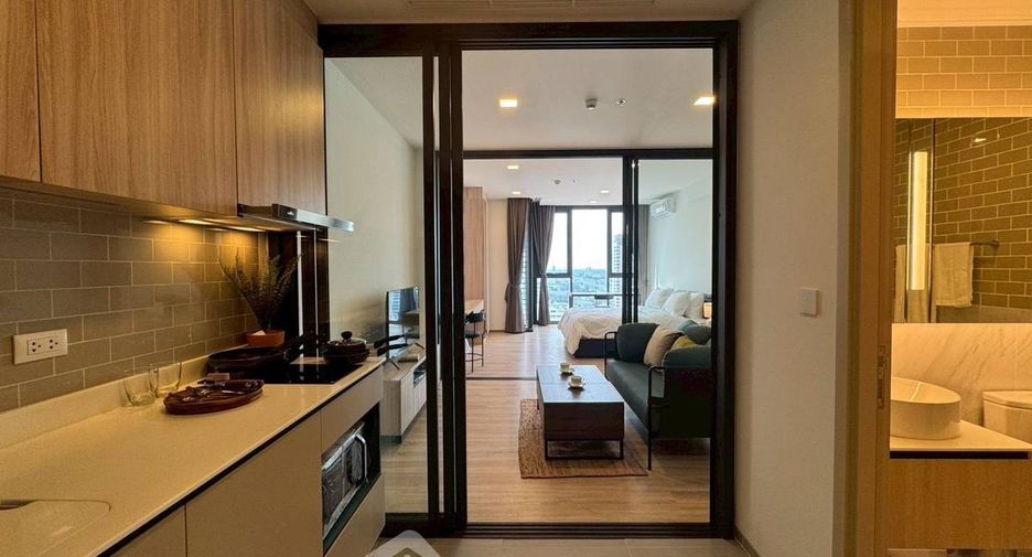 Wohnung zur Miete mit 1 Zimmer in Huai Khwang, Bangkok
