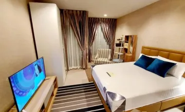 For rent studio condo in Huai Khwang, Bangkok