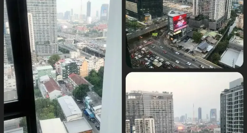For rent studio condo in Huai Khwang, Bangkok