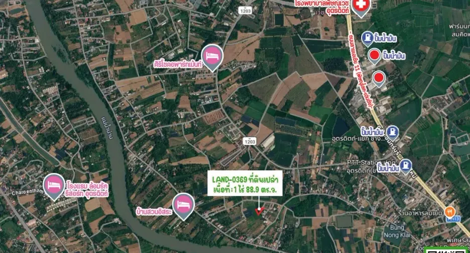 Terreno en venta en Mueang Uttaradit, Uttaradit