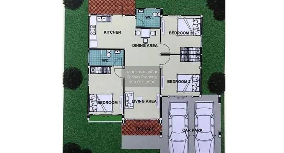 For sale 3 bedrooms house in Mueang Chachoengsao, Chachoengsao