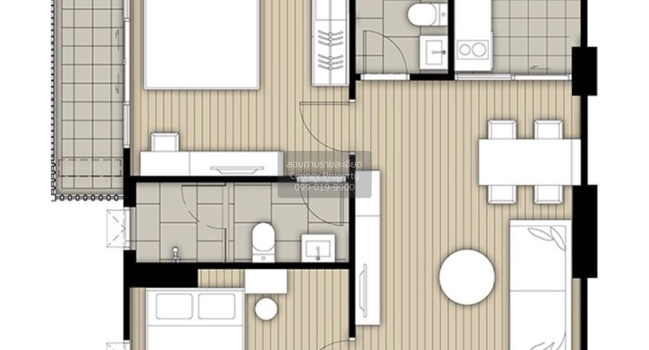 For sale 2 bedrooms condo in Bangkok Yai, Bangkok