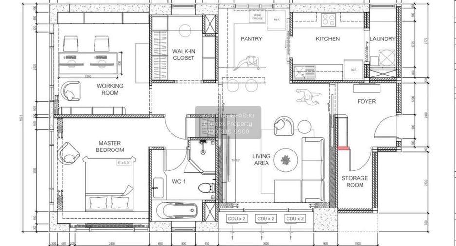 For sale 2 bedrooms condo in Sathon, Bangkok