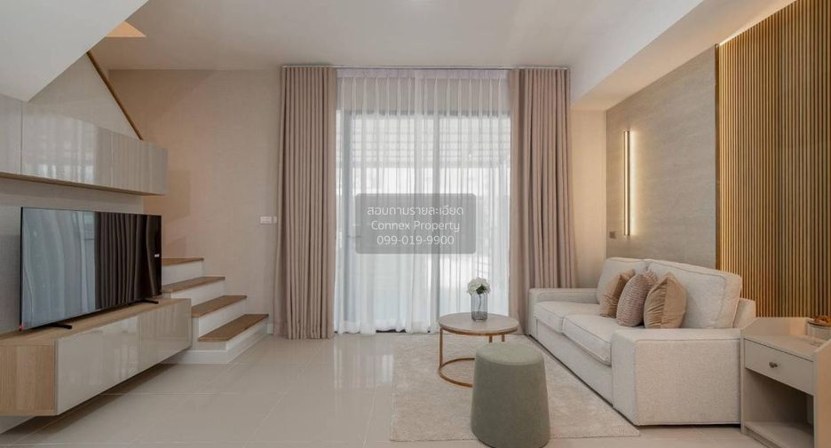 For rent 3 bedrooms townhouse in Bang Phli, Samut Prakan