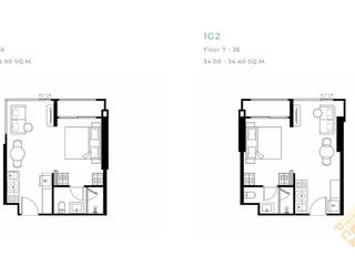 For sale 1 bed condo in Bang Lamung, Chonburi